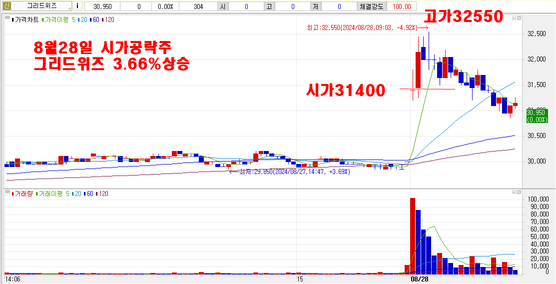 8월28일그리드위즈시가공략주