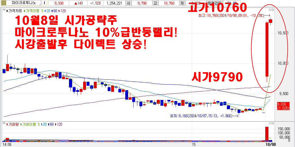 10월8일마이크로투나노시가공략주