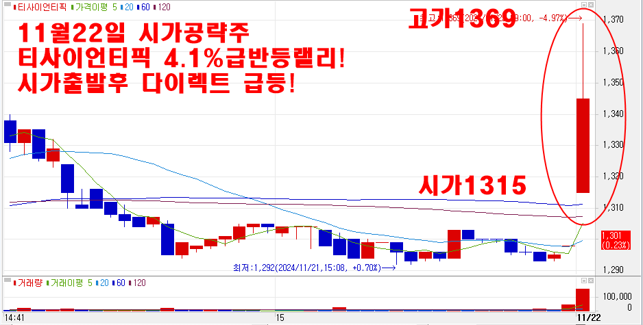 11월22일시가공략주티사이언티픽